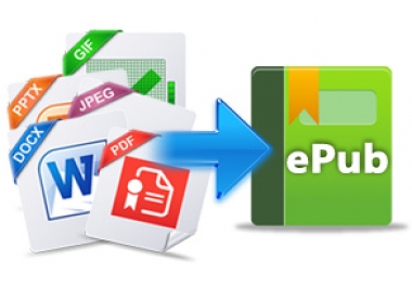 I Will Convert Your Ebook PDF or Word To ePub