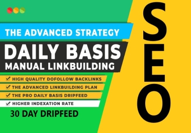 I will rank your website by daily basis high quality backlinks
