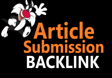 I will do 30 high pr article submission dofollow backlink