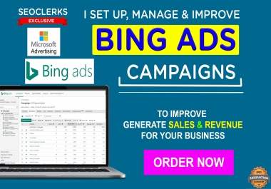 I will setup and manage your bing ads PPC campaign