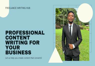 Let me write your SEO blog posts and articles as your content writer