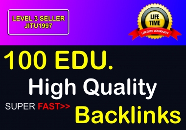 I Will Provide High Quality 100 EDU Backlinks