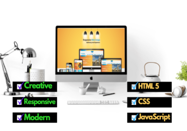 I will do for you a responsive static website