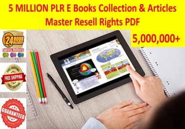 5,000,000 PLR articles collection over 1000 niches Amazing price +Bonus