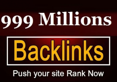 building 999 millions dofollow backlinks profiles for google SEO ranking