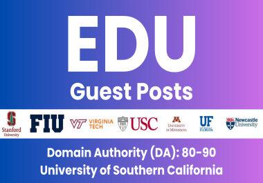 3 Edu Guest Posts On TOP Universities DA 90
