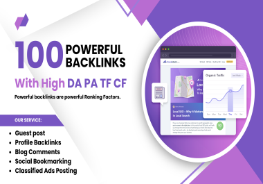 I will Boost Ranking With 100 High Authority Seo Backlinks