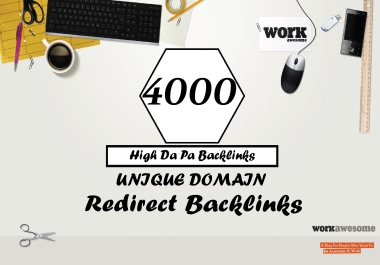 4000 Unique Domain Redirect Backlinks