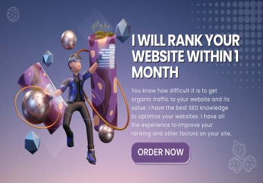 I Will Rank Your Website Within 1 Month