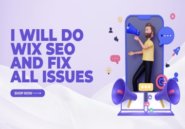 I will do WIX SEO and fix all issues