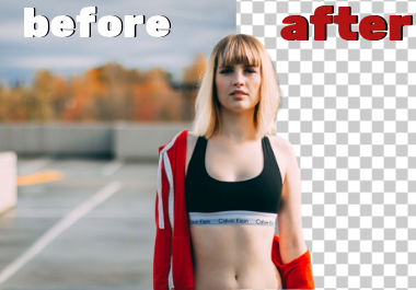 Remove background from any photo without losing quality 25 images