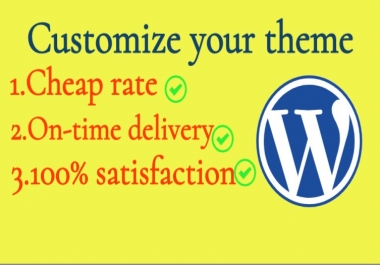 I will do all WordPress works like customize,  add plugin,  fix bug