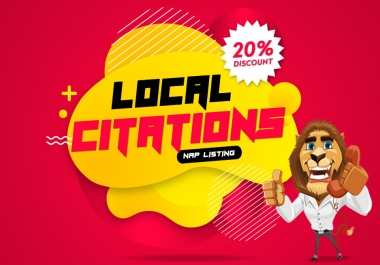 Create 50 Live Local Citations For Fast Local Ranking