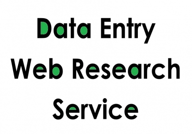 I Can Do Any Kind Of Completed Data Entry,  Web Research,  LinkedIn Expert