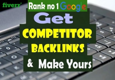 i will give you competitor back-links list