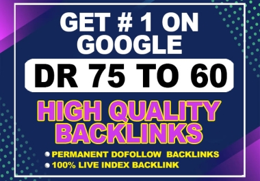 Get Rank On Google through 25 High DR Backlinks of High DR