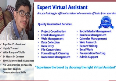 I Will Be Your All Rounder Virtual Assistant