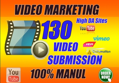 i will do manually upload or submit your video on top 60 video submission sites