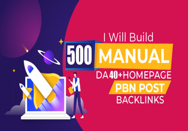 Total 500 Premium Website Home Page WEB 2.0 PBN Post DA 40+ PA 40+