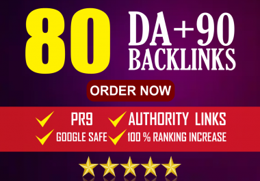 Ranks Your website with 80 seo high PR backlinks manually