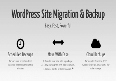 Get Duplicator Pro to migrate/Backup your wordpress website