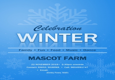 Design a creative and Professional Flyer