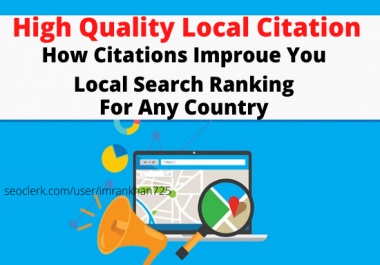 I will boost your business on google with local citations for any country