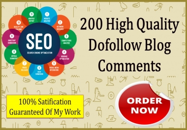 Provide High Authority SEO Blog Comments dofollow backlinks