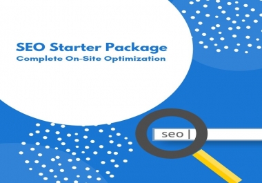 Complete On-Site SEO Optimization for 1st Page Ranking