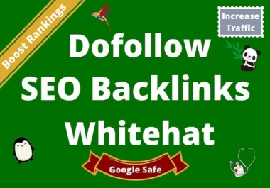 I will do 50 SEO backlinks high da authority link building service for google ranking
