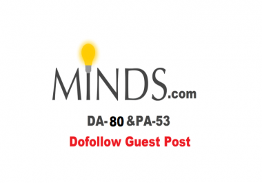 Write and Publish Guest Post On Minds DA 80+