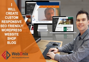 I will create,  build wordpress website from scratch