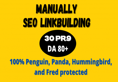 I Will Do 30 PR9 High Authority Profile Backlinks - Skyrocket your Google RANKINGS