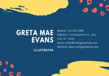 I will design business card and/or personal card