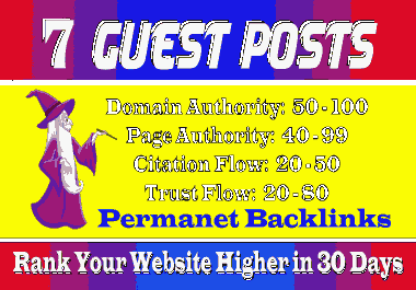 7 Guest Posts on High DA Sites to Boost your SEO Ranking