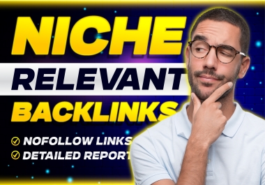 I will provide niche relevant blog comment backlinks off page SEO