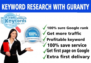 Google ranking,  Keyword Research and SEO Content