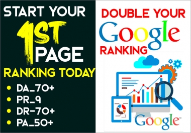 double your Google ranking with 20 pr9 da70 seo dofollow backlinks