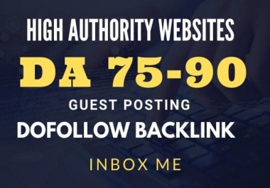 build 5 SEO backlinks through high da guest posts high authority link building