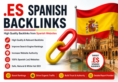 I will do 5 es spanish backlinks seo link building