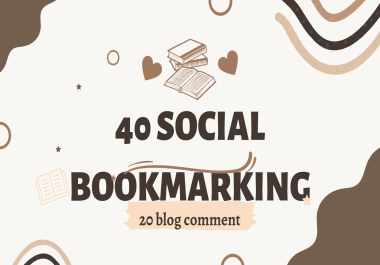 I will do social bookmarking with high DA