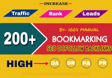 Build manually 200 quality bookmark submission SEO backlink for Google ranking
