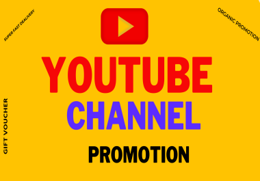 YouTube Chanel promotion vai genuine users