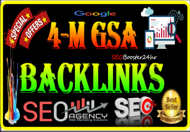 4 Millions GSA SER Dofollow Backlink-Juice Blast for Ranking on Google