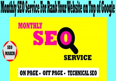 Monthly SEO Service For Rank Your Website on Top of Google 2021