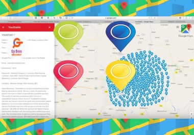 Manually google map ranking with 700 local citations for business SEO