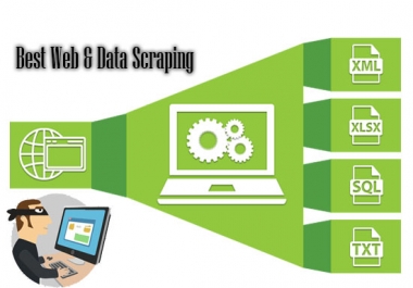 I will do your all web scraping work