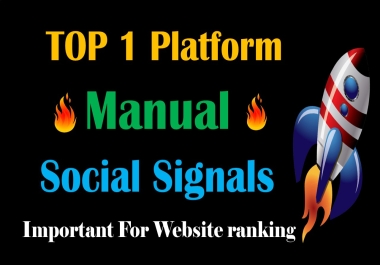 Top 1 Platform 20,000 Social Signals Network backlink SEO bookmarks Boost Website Google Ranking