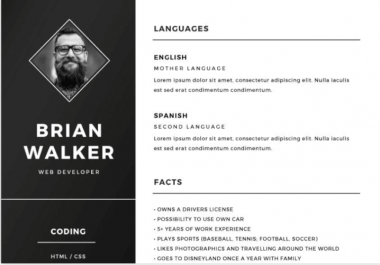 Professional attractive resumes Data Entry Typist Logo Design Business Card Maker Business Logos