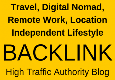 Travel,  Digital Nomad,  Remote Work,  Location Independent Lifestyle Link